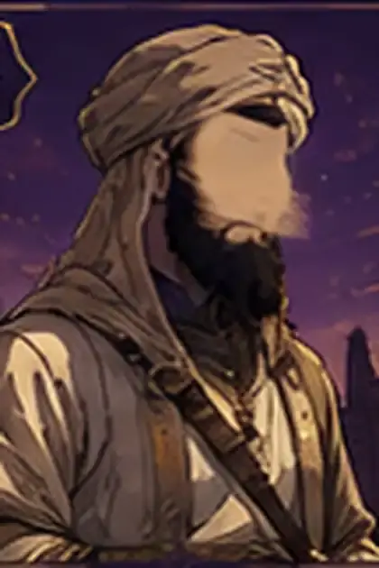 Ilustrasi faceless Abu Sufyan ibn al-Harith