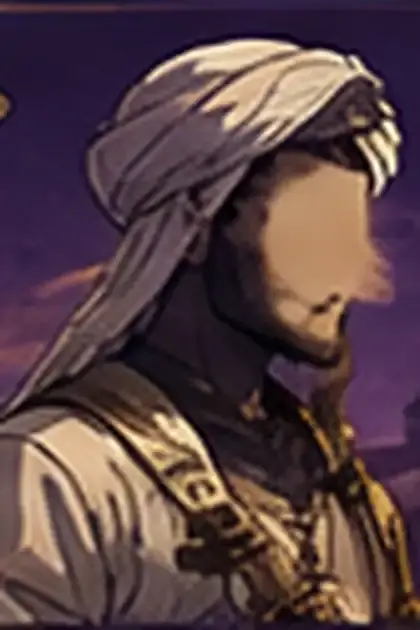 Ilustrasi faceless Dhu al-Bijadayn Abdullah al-Muzani