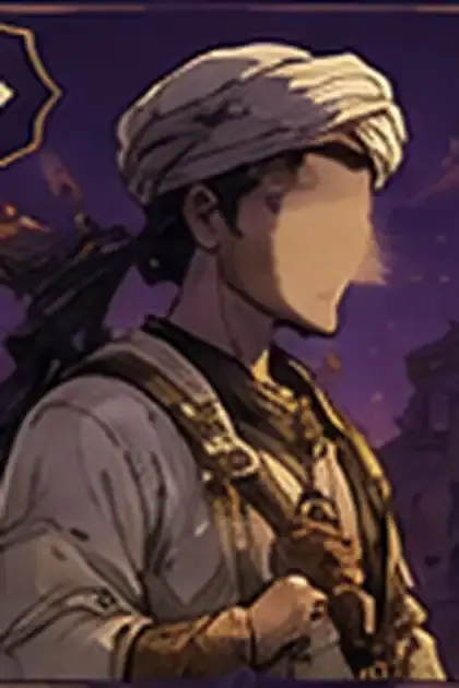 Ilustrasi faceless Hudhayfah ibn al-Yaman