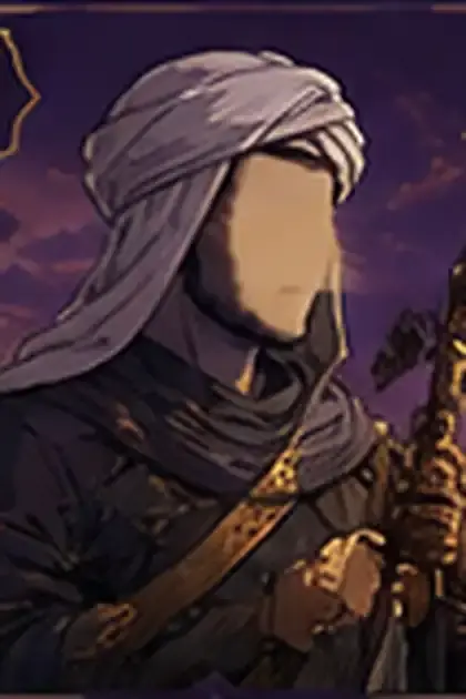 Ilustrasi faceless Ja'far ibn Abi Talib