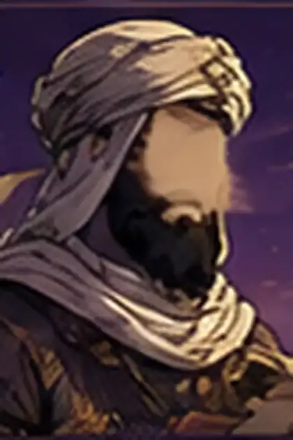 Ilustrasi faceless Rabi'ah ibn Ka'b al-Aslami