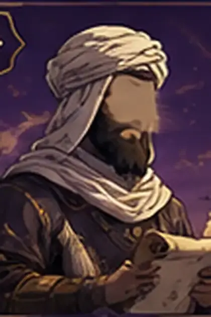 Ilustrasi faceless Sa'd ibn Abi Waqqas