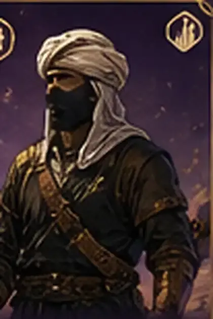 Ilustrasi faceless Sa'id ibn Amir al-Jumahi