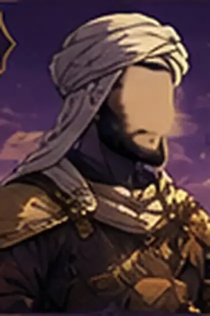 Ilustrasi faceless Wahshi ibn Harb