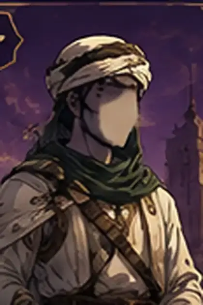 Ilustrasi faceless Zayd ibn Harithah
